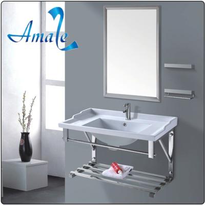 China Shampoo Sinks Stunning Cheap Home-use Bathroom Wash Hand Cabinet Ceramic Basin for sale