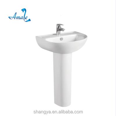 China Shampoo sink India Ceramic Sink Pedestal Sanitary Ware Vanity/Washbasin Vanity India Sink for sale