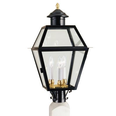 China Community Antique Outdoor Grass Villa Street Light Tall Garden Yard Column Lamp for sale