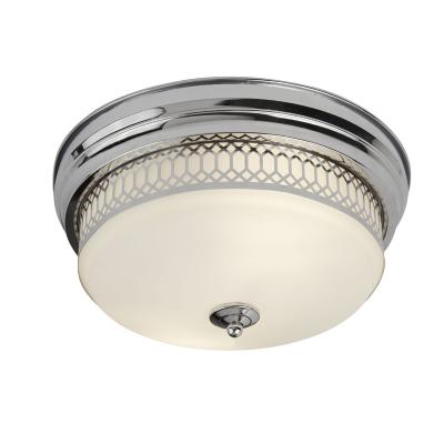 China Exterior Mounted Classic Design Simple Design Glass Shade Ceiling Light Material Residential Body for sale