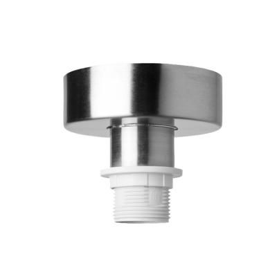 China SATIN SILVER Surface Mounted Round E27 40W STEEL Ceiling Light for sale