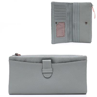 China First Lay Cow Leather 2023 Genuine Leather Women Pockets Pockets Slot Card Holders Multi Functional Female Daily Coin Cowhide Long Wallets Purses for sale