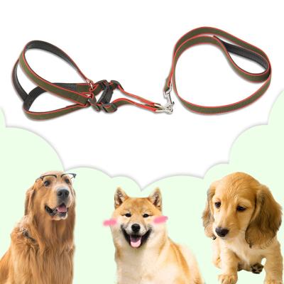 China Wholesale Custom Durable Long Swivel Heavy Duty Adjustable Karabiner Dog Leash Harness Multi Set for sale