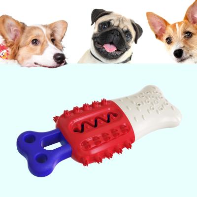 China Sustainable New Design Toothbrush Rubber Toys Free Samples Pet Toys For Aggressive Chewers for sale