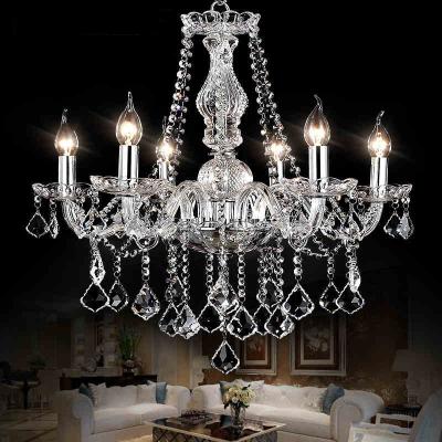 China European modern Modern crystal pendant light candle crystal chandeliers European Living Room Bedroom Light ceiling crystal chandeliers for sale