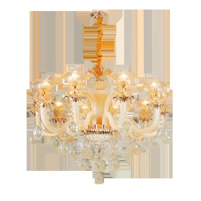 China CUSTOMER REVIEWS (0)‎ European style LED modern crystal chandelier champagne style wedding decoration wedding decoration in living room for sale