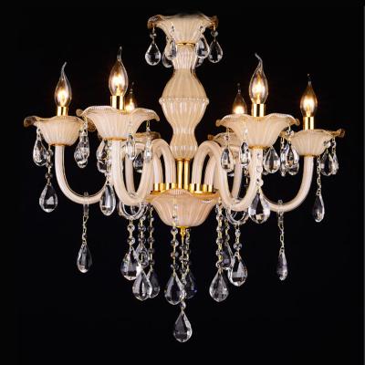 Κίνα Modern contemporary champagne crystal chandelier for living room home bedroom pendant lamp hotel banquet hall decoration lights luxury προς πώληση