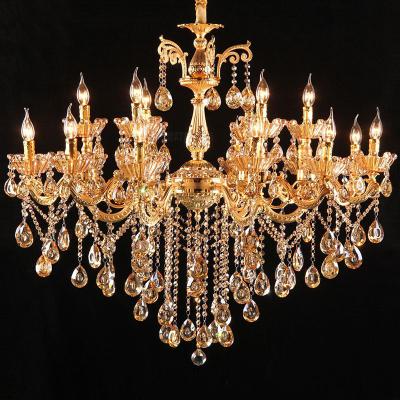 Κίνα Modern Indoor Luxury Crystal Chandeliers Hotel Attic Villa Staircase Chandelier Living Room Dining Room Bedroom Pendant Lamp προς πώληση