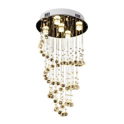 China Modern Modern Pendant Lamp LED Ceiling Lamp Bedroom Dining Room Lamp Living Room Crystal Aisle Around Crystal Chandelier à venda