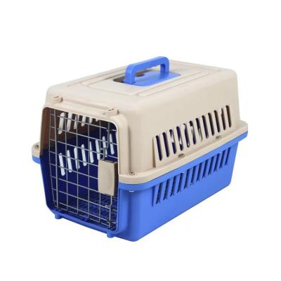 China Large Dog Pet Air Box Dog Cat Cage Pet Shipping Box Pet Shipping Box Portable Suitcase Stored for sale