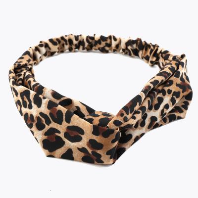 China Color Twisted Turban Face Headband Girls Sweated Hair Accessories Fashion Women Anti Washing Elastic Sports for sale