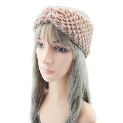 China Sports Headwear Wash Face Hair Accessories Yoga Elastic Headwear Knitted Wide Brim Wool Friendly Material for sale