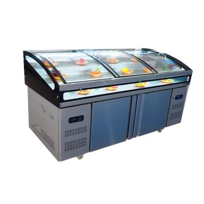 China Single-temperature Manufacturing High Quality New Type Supermarket Freezer Cryogenic Refrigeration Equipment for sale