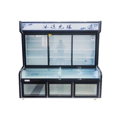 China Single-temperature Vertical Refrigerated Product Commercial Large Capacity Freezer Equipment For Fresh Food Refrigeration for sale