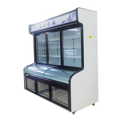 China Single-temperature commercial refrigeration equipment refrigerator freezer display refrigeration equipment for sale