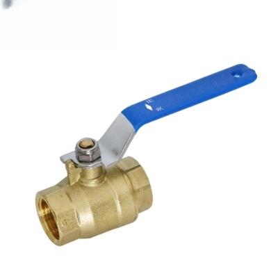 China Wholesale Industrial DN 15 -50 3/4 1 11/4 11/2 Industrial Brass Ball Valve 2 Control For Water HVAC Systems Use for sale