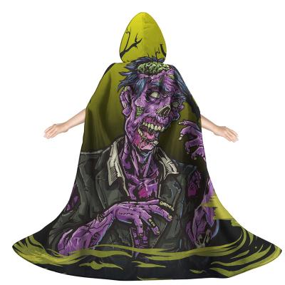 China Custom Made High Quality Moq1 Kids Halloween Cloak Cloak Costume Cosplay Cartoon Printing Cosplay Costume Party Cloak For Kids Sublimation for sale