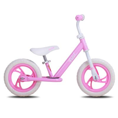 China New 12 Inch Popular Mini Foam EVA Tire Kids Balance Bike Carbon Steel Baby Balance Bike for sale