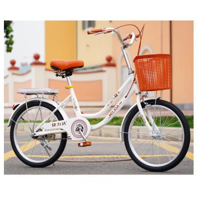 China Good Quality Popular Woman With Basket For Girl Mountain Fashion Urban Pink Women Bike 24 Inch City Bike for sale