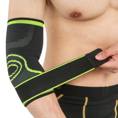 China Arthritis Arm Sleeve Gym Elbow Brace Support Protective Pad Straps Elbow Support Sleeve Belt for sale