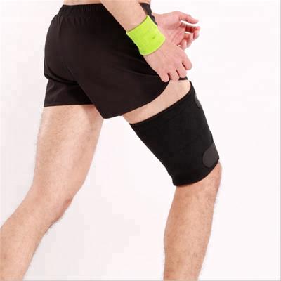 China Comfortable Breathable Sports Leg Slimming Adjustable Wrap Neoprene Thigh Support for sale