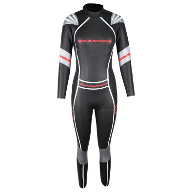 China 3mm Neoprene Skin Wetsuit Triathlon Diving Wetsuit Women Anti-UV Seaskin Smooth Wetsuit Swimwear for sale