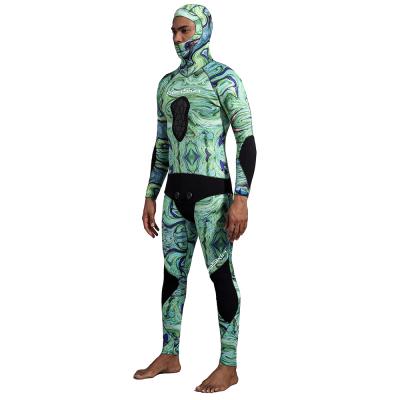 China Custom 5Mm Anti-UV Mens Seaskin Neoprene Scuba Plus Size Full Body Spearfishing Wetsuit for sale