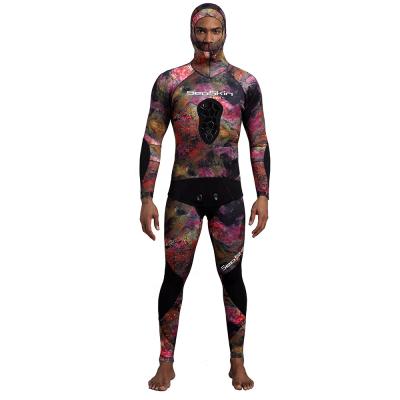 China 2 Piece Seaskin Wetsuits Mens Anti-UV Smooth Skin To Hunt Full Body for sale