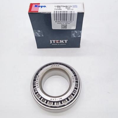 China Wheel hub bearing Auto wheel hub bearing LM67048/10 SET6 koyo bearing 67048/10 spare parts for sale