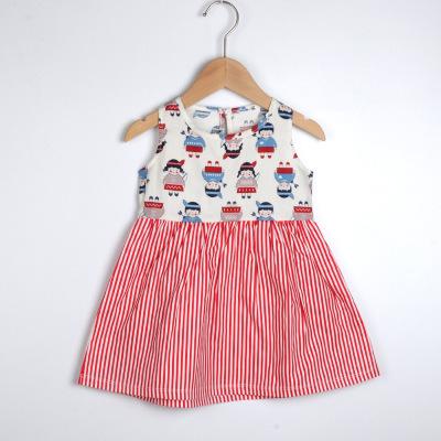 China New Anti-wrinkle 2020 Girls Summer Dress Super Western Style Children's Cotton Yarn Puffy Princess Girl Dress for sale