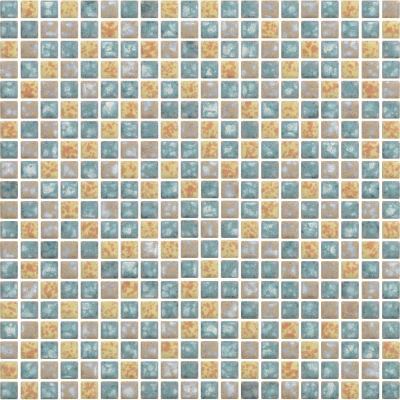 China Modern Yaobian Tianmu Square Convex Mosaic Back Panel Kitchen Tiles Interior Decoration Wall Tiles Glass Mosaic for sale