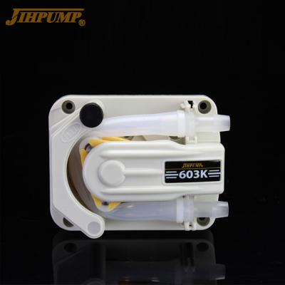 China Food Filling DC 603K 24V Motor Factory Price Liquid Peristaltic Pumps With 2940ml/min for sale