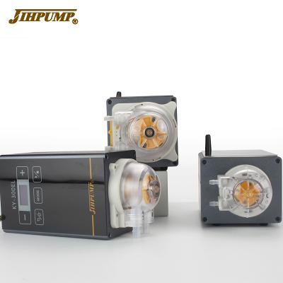 China High Quality Arduino Digital Chemical Water Liquid Automobile Industry Peristaltic Pump JIHPUMP Small Dosing Hose Pump For Food Grade Price for sale