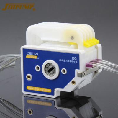 China Other JIHPUMP High Quality Micro Peristaltic DG Pump Mmulti Channel Small Head Dual Heads Multiple Lanes 2 4 8 Liquid Dispensing for sale