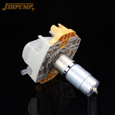 China JIHPUMP Manufacture DC 24V Motor Pump Regulating Peristaltic Tubing for Milky Tea for sale