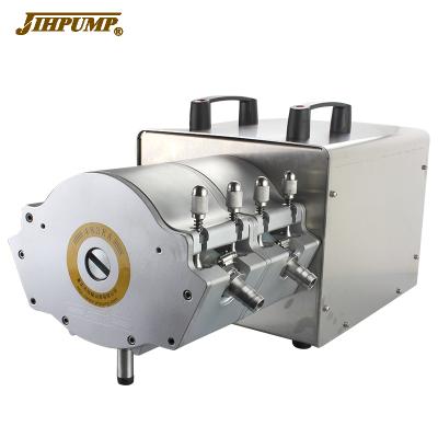 China Big Flow 36L/min Double Pump Heads Peristaltic Filling Pump 220V 280V AC For Juice Drink Dispensing And Dairy Filling for sale