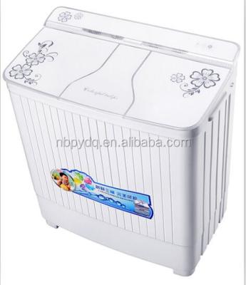 China Hotel 9.8kg Glass Top Lid Three Tub Washing Machine for sale