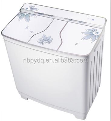 China Hotel 9.8kg Glass Top Lid Three Tub Washing Machine for sale