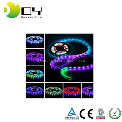 China PVC Waterproof 5M 6803 Change RGB And 133 IC 5050 Magic Dream Color LED Strip Light With RF Controller And 12V 5A Remote Power Supply for sale