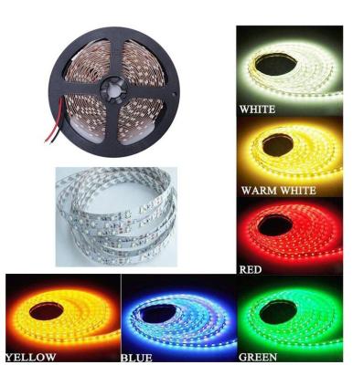 China PC 5M LED Strip Light Waterproof Flexible 5050 IP65 60LED/M DC12V LED Strip RGB Warm Cool White Led Lux ​​Ribbon Led Tiras for sale