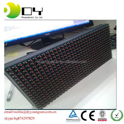 China Epistar LED chip 8000CD high brightness P10 RGB outdoor color LED reverse polarity outdoor p10 LED module for sale