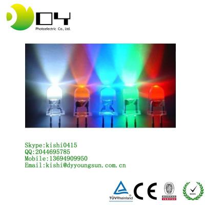 China Led Grow Light Diode 3MM LED Dy Red And Green Bicolor Series With Arched Top Light Emitting Diode (Lens Color Diffused White) for sale