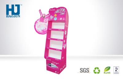 China Beautiful Design Customized Cardboard Display Stand For Sanitary Towel for sale