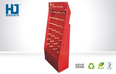 China Paper Cardboard Hook Display Stand For Supermarket Retail Store for sale