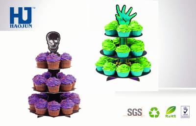 China OEM / ODM Custom Cupcake retail cardboard displays / cardboard floor display stands for sale