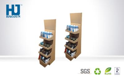 China Promotion Advertising Custom Cardboard Display Shelf For Drinking Cup , SGS / ISO / RoHs for sale