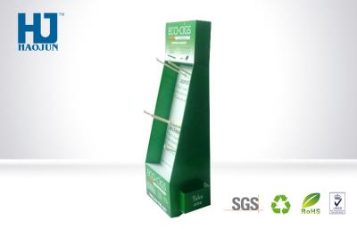 China Colorful Recyclable Paper Cardboard Advertising Displays With Hooks OEM for sale