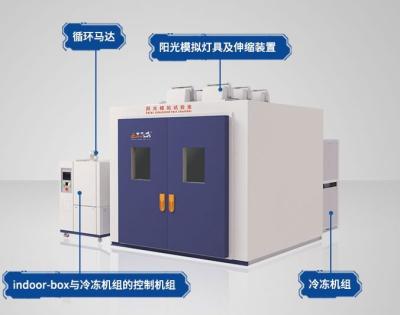 China UV and IR Simulation with Temperature Control Sunlight Exposure Test Equipment for Solar Panel for sale