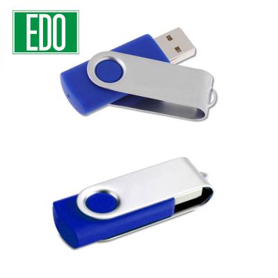 China Metal Fashion Swivel Colorful USB Plastic Custom Logo Flash Drive Slim USB Flashdrive 16GB 32GB 64GB For Smart Device for sale