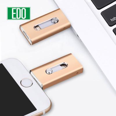 China Pendrive T02 OTG USB Pen Drive Flash Metal Memory Stick Flash Drive 8GB 16GB 32GB 64GB USB for iPhone for sale